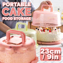 idrop 23CM Portable Cake Food Cover Storage Box