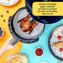 idrop [ 30 sheets ] Large Air Fryer Oil Baking Paper Sheets / Helaian Kertas Pemanggang / 大号空气炸锅纸盘(19.5*5CM)(芳草地 )(30张)