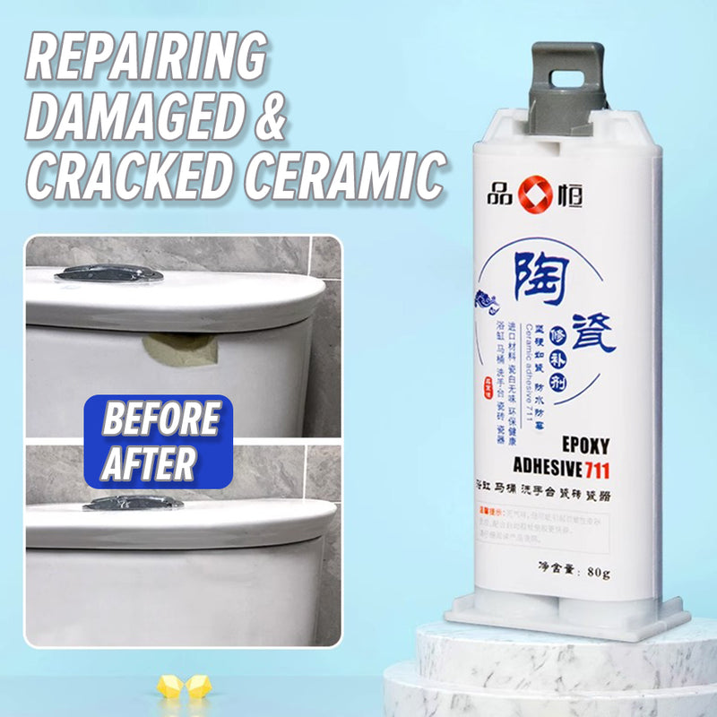 idrop [ 80G ] Epoxy Adhesive Ceramic Repair Agent / Epoksi Pembaikan Seramik / 80G陶瓷修补剂(品恒)