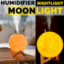 idrop 3D Moon Light LED Nightlight Rechargeable Humidifier [ 15cm ]