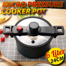idrop  [ 6L ] 24CM Iron Micro Pressure Cooker Pot / Periuk Masak Tekanan Mikro / 6L大容量升级版铁微压锅24CM