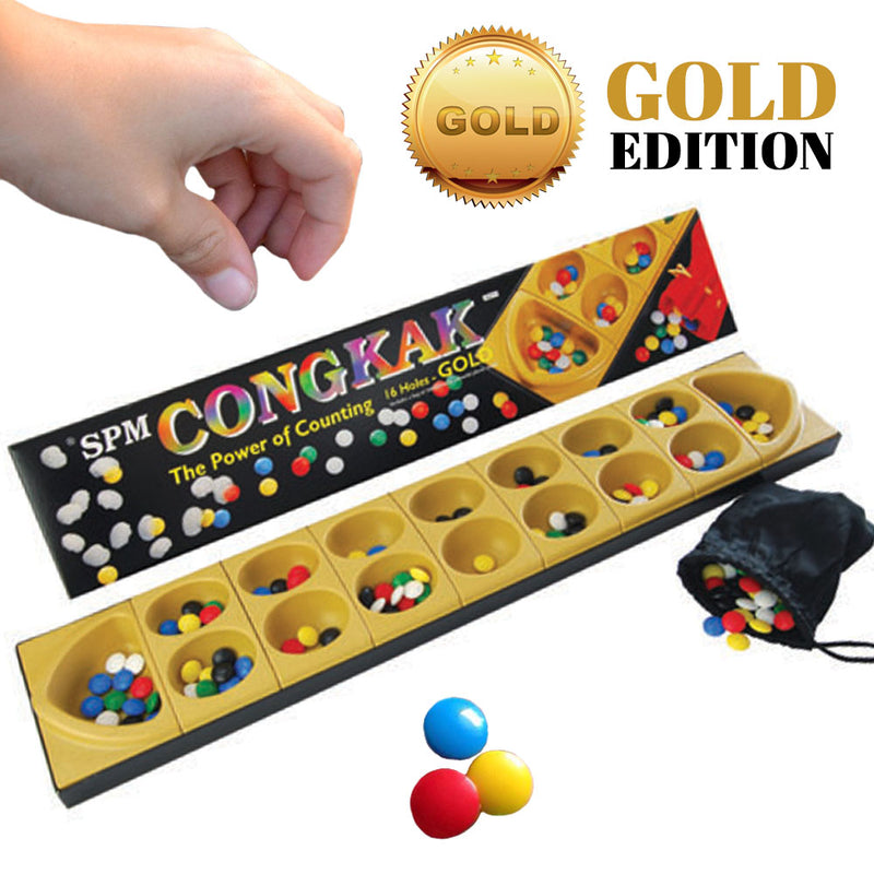 idrop CONGKAK 16 Holes GOLD Edition [ SPM GAMES ] SPM106
