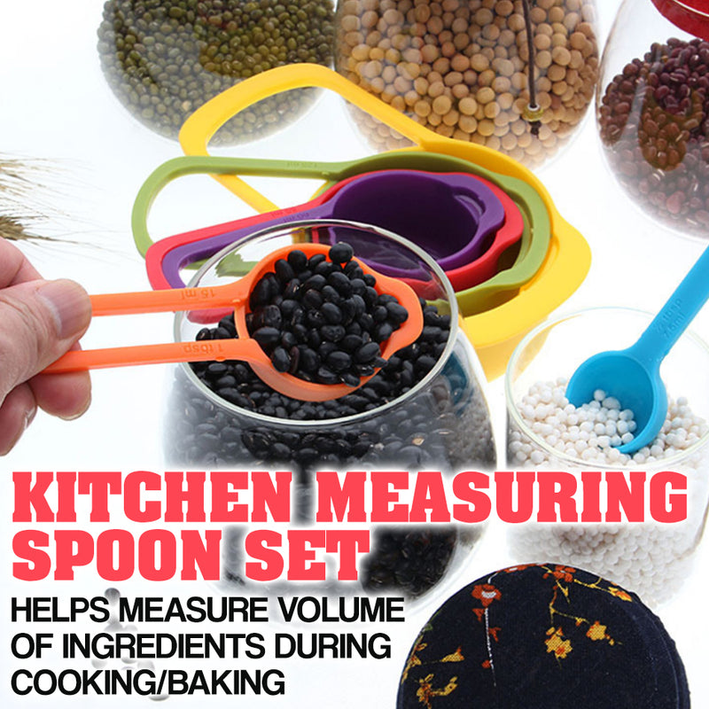 idrop 6pcs Kitchen Baking Cooking Measuring Spoon Scoop Set
