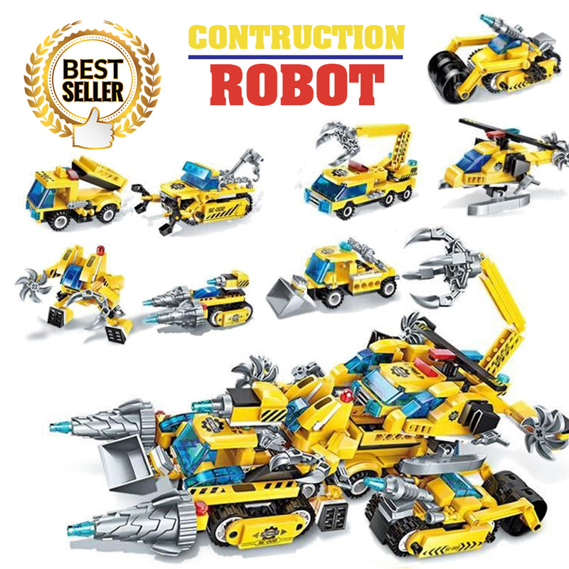 idrop [ ENLIGHTEN ] TRANSFORM MECHA Construction Robot Transformer Toy