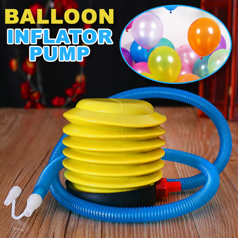 idrop Portable Foot Air Pump Balloon Inflator / Pam Kaki Untuk Belon / 塑料脚压充气器(打气筒)