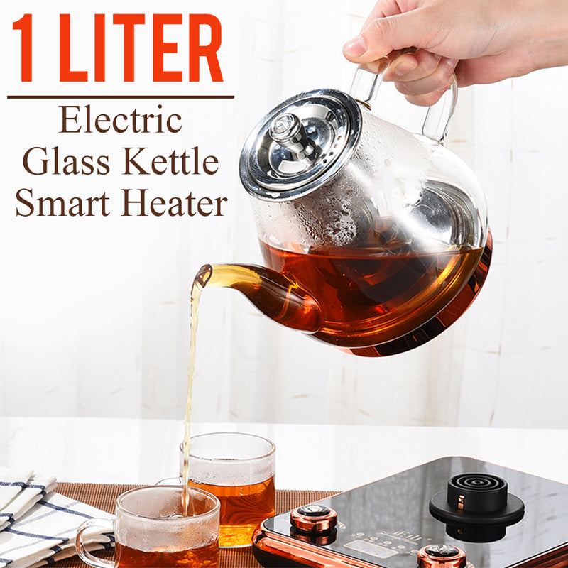 idrop 1L Electric Glass Kettle Tea Pot Smart Heater