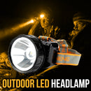 idrop Rechargeable LED Headlamp Flashlight - Outdoor Portable Head Mounted Light DN811