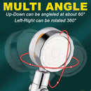 idrop Turbocharge Pressurized Shower Head 360° with Adjustable Angle / Kepala pancuran Bilik Mandi Turbo / 360°涡轮增压增压淋浴头，角度可调