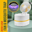 idrop Mini Rechargeable USB Fan & Mosquito Killer Kipas Kecil USB dan Perangkap Nyamuk 风扇灭蚊灯(捕蚊灯)