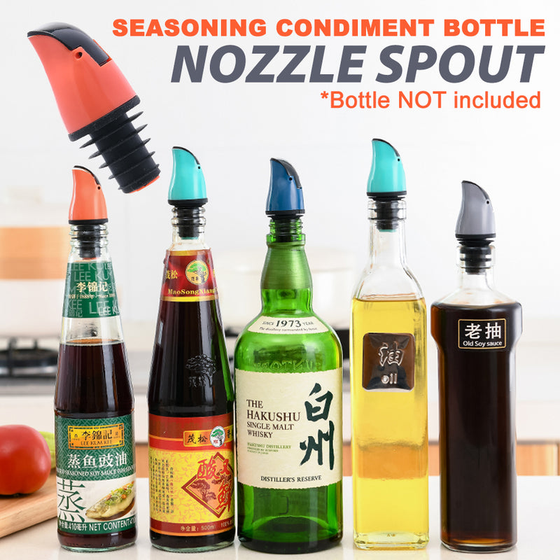 idrop [ 1pc ] Pouring Spout Nozzle Tip for Oil Seasoning Condiment Bottle / Muncung Tuang Botol / 油嘴(自动开合瓶盖)(盒装)