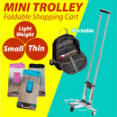 idrop Mini Foldable Portable Trolley Shopping Cart / Troli Mudah Alih Senang Lipat / 可折叠便携带手拉车(购物车)