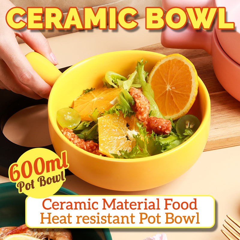idrop 600ml Ceramic Eating Pot Food Bowl