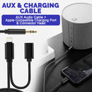 idrop iP 3.5mm Aux Audio Cable & Charging Cable  [ Apple Compatible Charging Port & Connector ]
