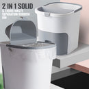 idrop [ 2 IN 1 ] Solid & Liquid Waste Separation Rubbish Trash Bin / Tong Sampah Pengasingan Pepejal & Cecair / 中号固液分离垃圾桶 (31.5*25.5*28CM)