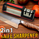 idrop [ 2 IN 1 ] Handheld Portable Kitchen Knife Sharpener / Penagasah Pisau Mudah Alih / 磨刀器