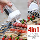 idrop [ 4 IN 1 ] Kitchen Clamshell Seasoning Jar Container / Bekas Simpanan Perencah / 四合一翻盖调味罐(塑料)