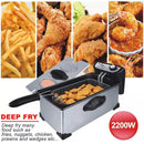 idrop [ 3 Liter ] 2200W Kitchen Electric Deep Fryer Cooker / Penggoreng Makanan / 2200W电油炸锅