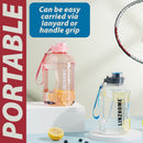 idrop [ 2200ml ] Sports Gym Drinking Water Bottle / Botol Air Minuman Sukan / 2200ML吨吨桶(圆)(塑料水壶)