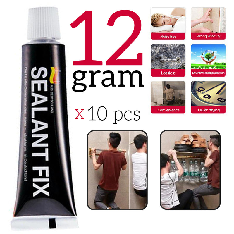 idrop SEALANT FIX STRONG GLUE -Adhesive Polymer Sticky Metal Quick Fix [ 10pcs x 12 g ]