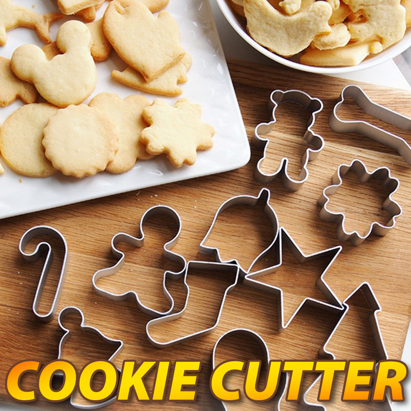 idrop [ 6pcs ] Cookie Cutter Set / Set Pemotong Bentuk Biskut / 曲奇刀组