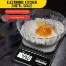 idrop USB Rechargeable Digital Weighing Electronic Kitchen Scale / Mesin Timbang Dapur Elektronik / 充电秤(秤盘不锈钢拉丝 的) [ 3000G / 0.1G ]