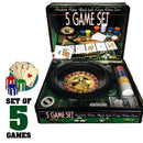 idrop 5 GAME SET - Casino Games [ Roulette/Poker/Black Jack/Craps/Poker Dice ]