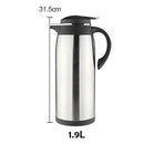 idrop Stainless Steel Heat Preservation Glass Liner Vacuum Thermos Flask (1L, 1.3L, 1.9L)