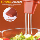 idrop [ 280ml ] 5-Hole Sauce Squeeze Bottle / Botol Sos 5 Lubang / 塑料5孔挤压式酱料瓶280M
