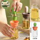 idrop [ 200ml ] Cooking Oil & Seasoning Jar Dispenser & Brush / Berus & Bekas Simpanan Minyak Masak / 多用储玻璃油壶带油刷