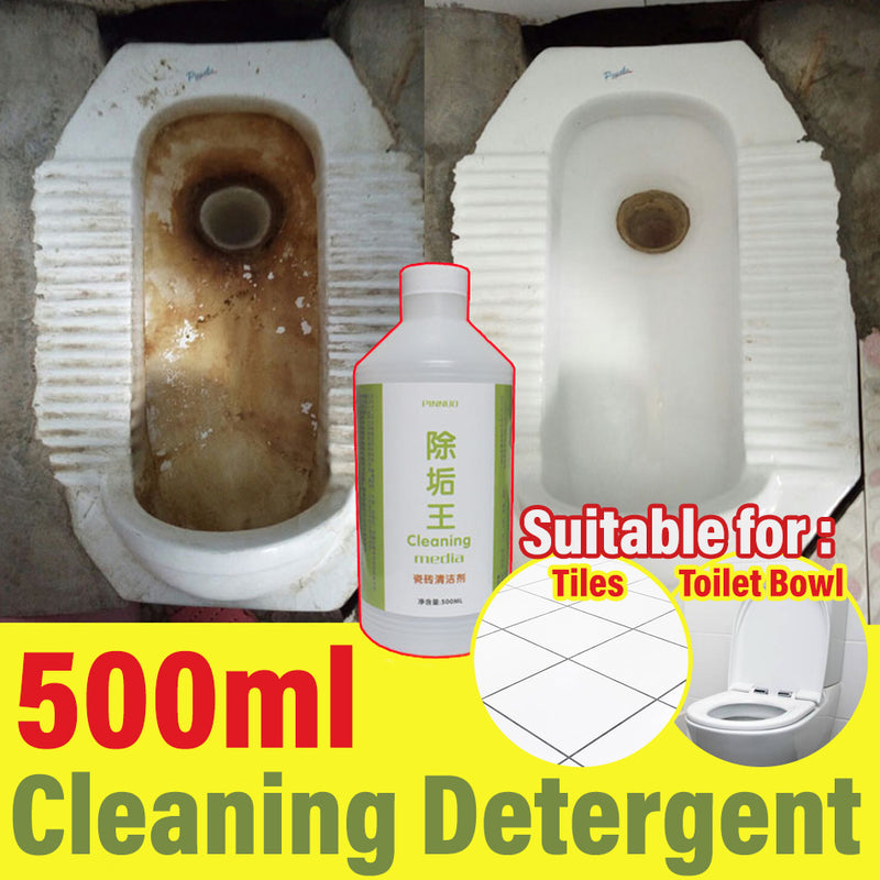 idrop [ 500ml ] Toilet and Tile Stain Remover Descaling Cleaner Cleaning Agent
