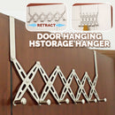 idrop [ 6 Hook ] Stainless Steel Retractable Extendable Door Hanging Hanger Hook