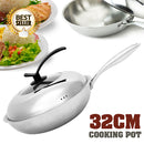 idrop 32CM - CHENG ZHI Stainless Steel Cooking Frying Pot