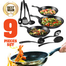 idrop Kitchen Cookware Cooking Pans & Utensils Set [ 9PCS  ]