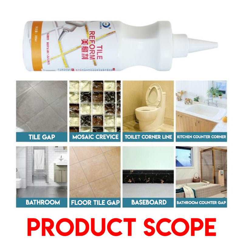 idrop TILE REFORM Waterproof Seam Agent - Gap Filler Sealer  (Golden Colour)