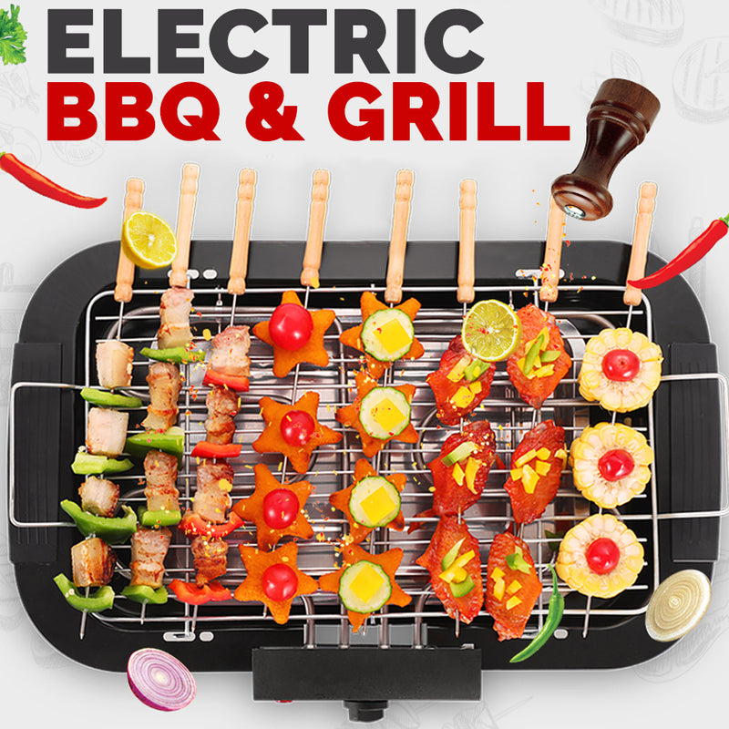 idrop Electric Barbecue Grill BBQ Cooker 2000W