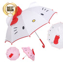 idrop KITTY UMBRELLA - Cat Themed Children Rain Umbrella