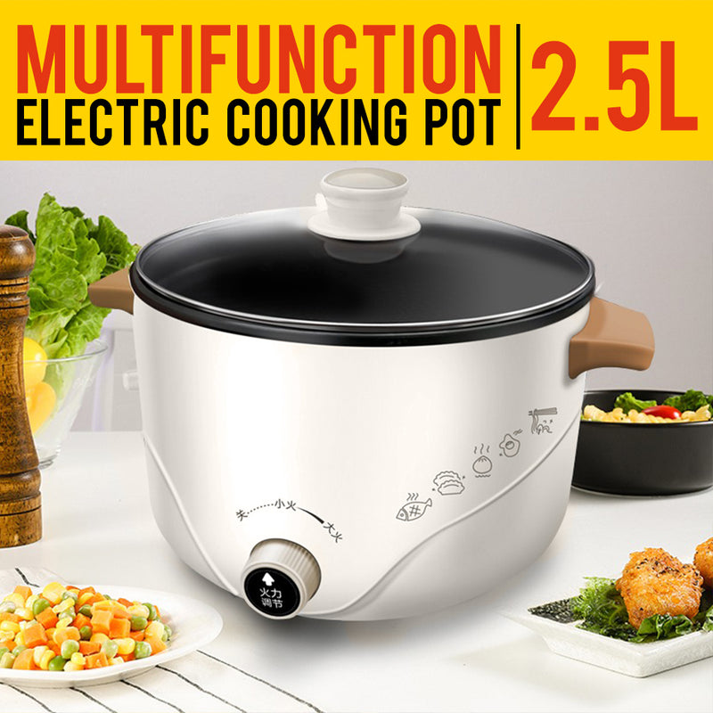 idrop [ FREE LOBSTER ] 2.5L MEYOU Multifunction Kitchen Electric Cooking Pot 800W 220V