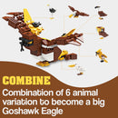 idrop 6in1 Kid's Flying Animal Building Blocks Toy [ 1pc Animal Random ]