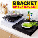 idrop Kitchen Tabletop Induction Iron Bracket Storage Rack Shelf