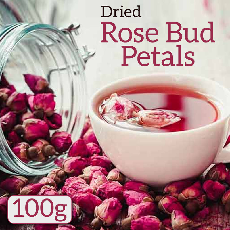 idrop 100g Dried Rose Flower Herb Buds |（100克) 法国玫瑰花