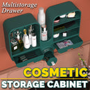 idrop Wall Mounted Cosmetic Storage Cabinet Drawers with Transparent Side Rotating Window