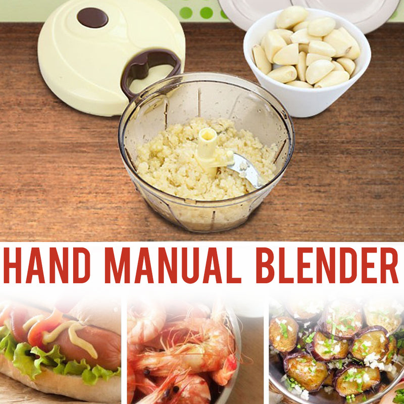idrop Handheld Manual Speeder Chopping Blender for Vegetables & Meat / Pengisar Makanan Daging & Sayur