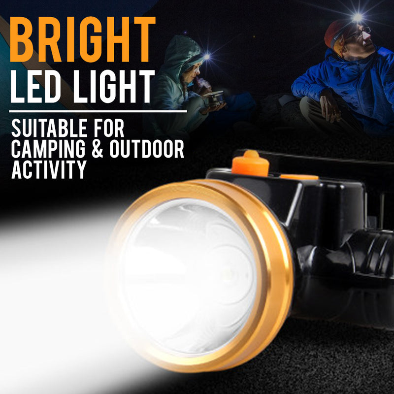 idrop LED Headlight Outdoor Camping Light / Lampu Kembara Kepala
