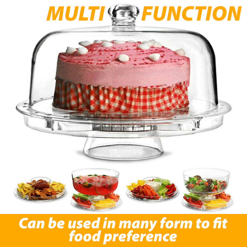 idrop [ 3 IN 1 ] Multifunction Food Platter & Cake Stand
