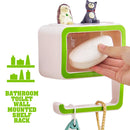 idrop  NINE [ 9 ] Toilet Bathroom Wall Mounted Storage Shelf Rack