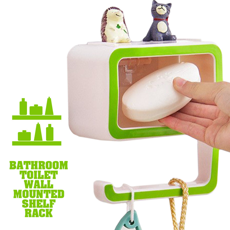 idrop  NINE [ 9 ] Toilet Bathroom Wall Mounted Storage Shelf Rack
