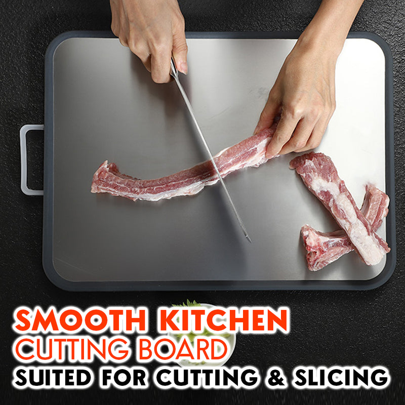 idrop Stainless Steel Kitchen Cutting Board [ 29cm x 39cm ]