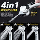 idrop [ 4 in 1 ] 4-Speed Shower Head / Kepala Paip Shower Empat Dalam Satu / 新款四档花洒