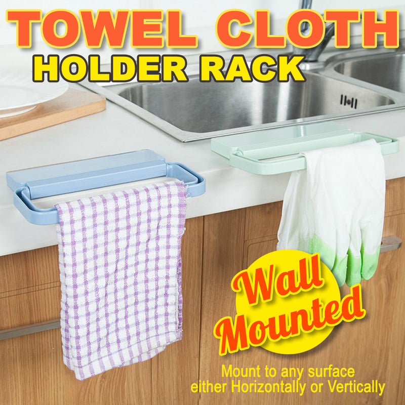 idrop Wall Mounted Towel Holder Rack Hanger