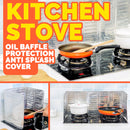 idrop Foldable Kitchen Stove Oil Baffle Plate Anti Splash Protective Cover [ 84cm x 32.5cm ]
